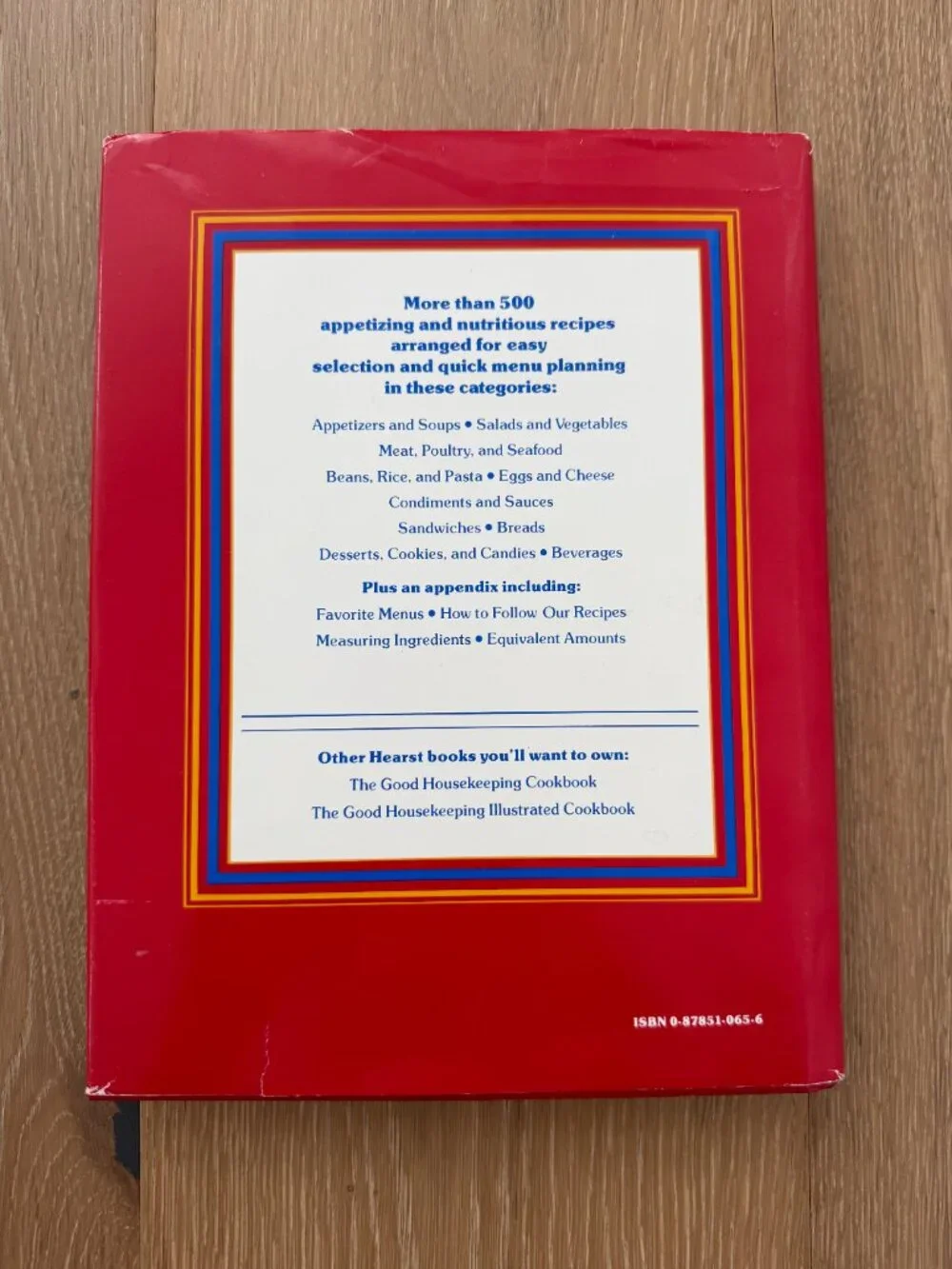 Good Housekeeping’s Recipes for 1981 Cookbook Vintage Dust Jacket Book